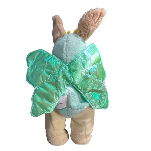 Vintage 2003 Hugfun Intl Bunny Rabbit Dressed As Butterfly Plush 9" - Picture 6 of 9